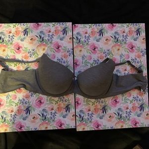 Aerie Real Sunnie Demi Push Up Bra 36D